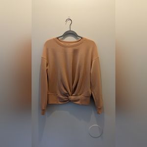 Twist tie sweatshirt